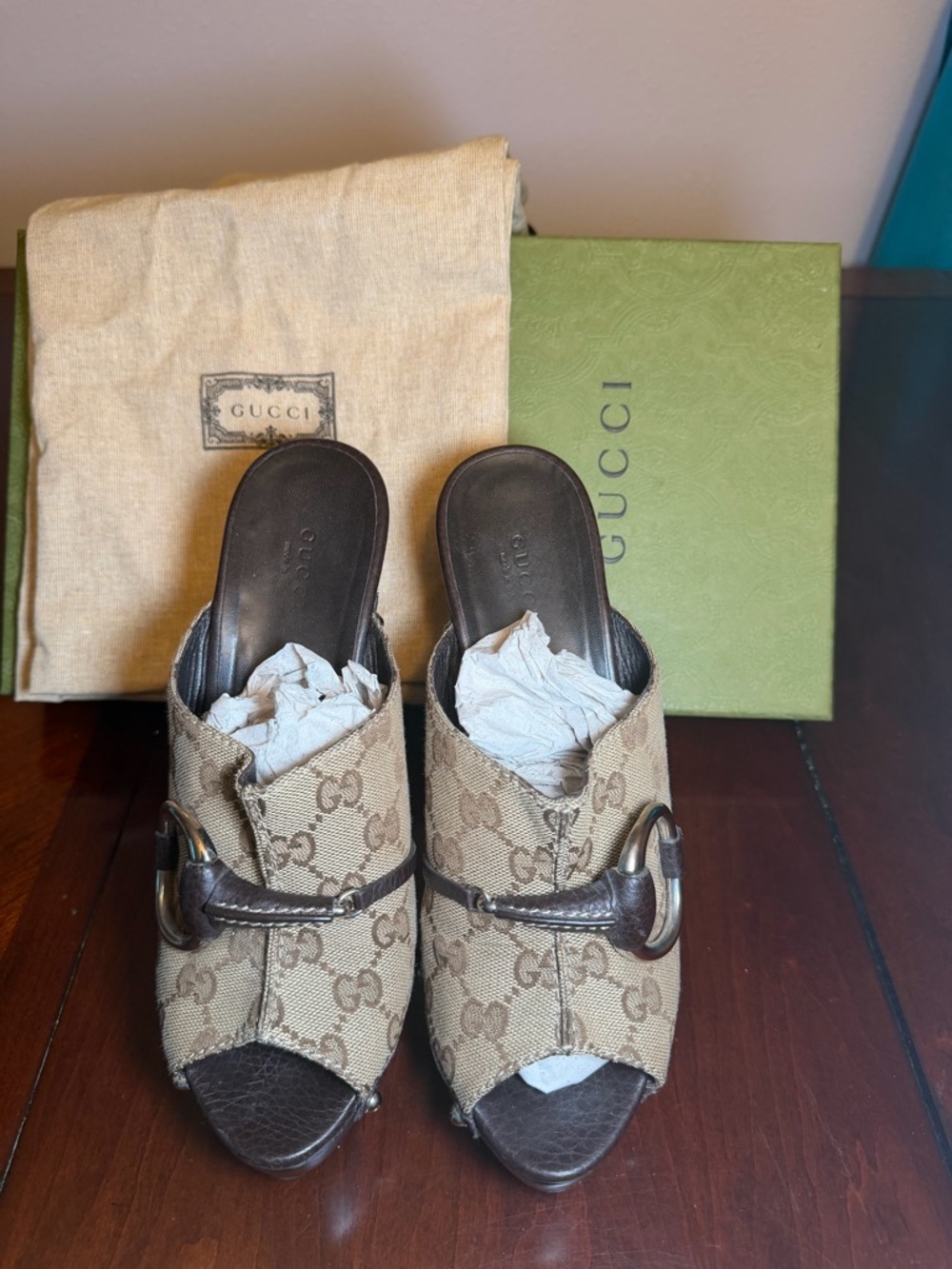 Gucci Signature Horsebit clogs - Picture 6 of 15